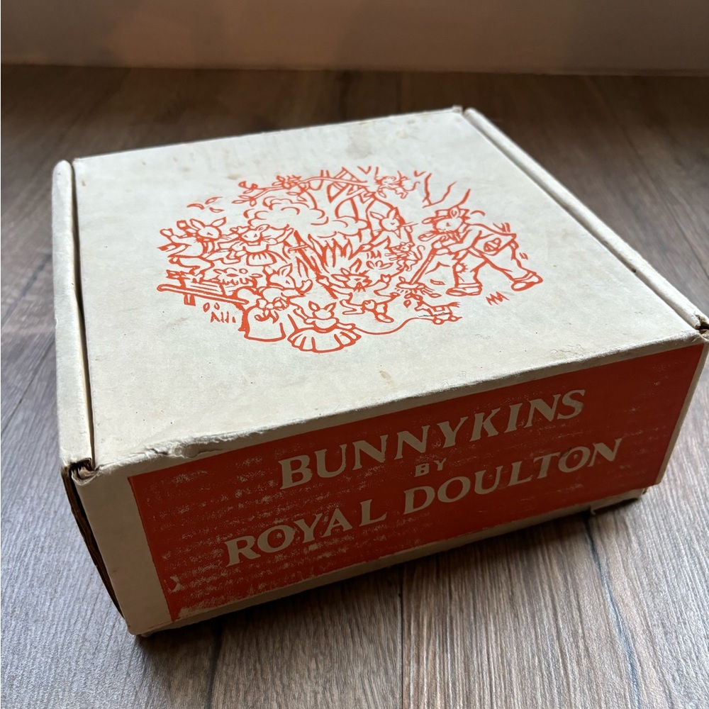 Easter Royal Doulton Bunnykins 3 piece Child's Dish Set Bone England Heirloom - Picture 3 of 15